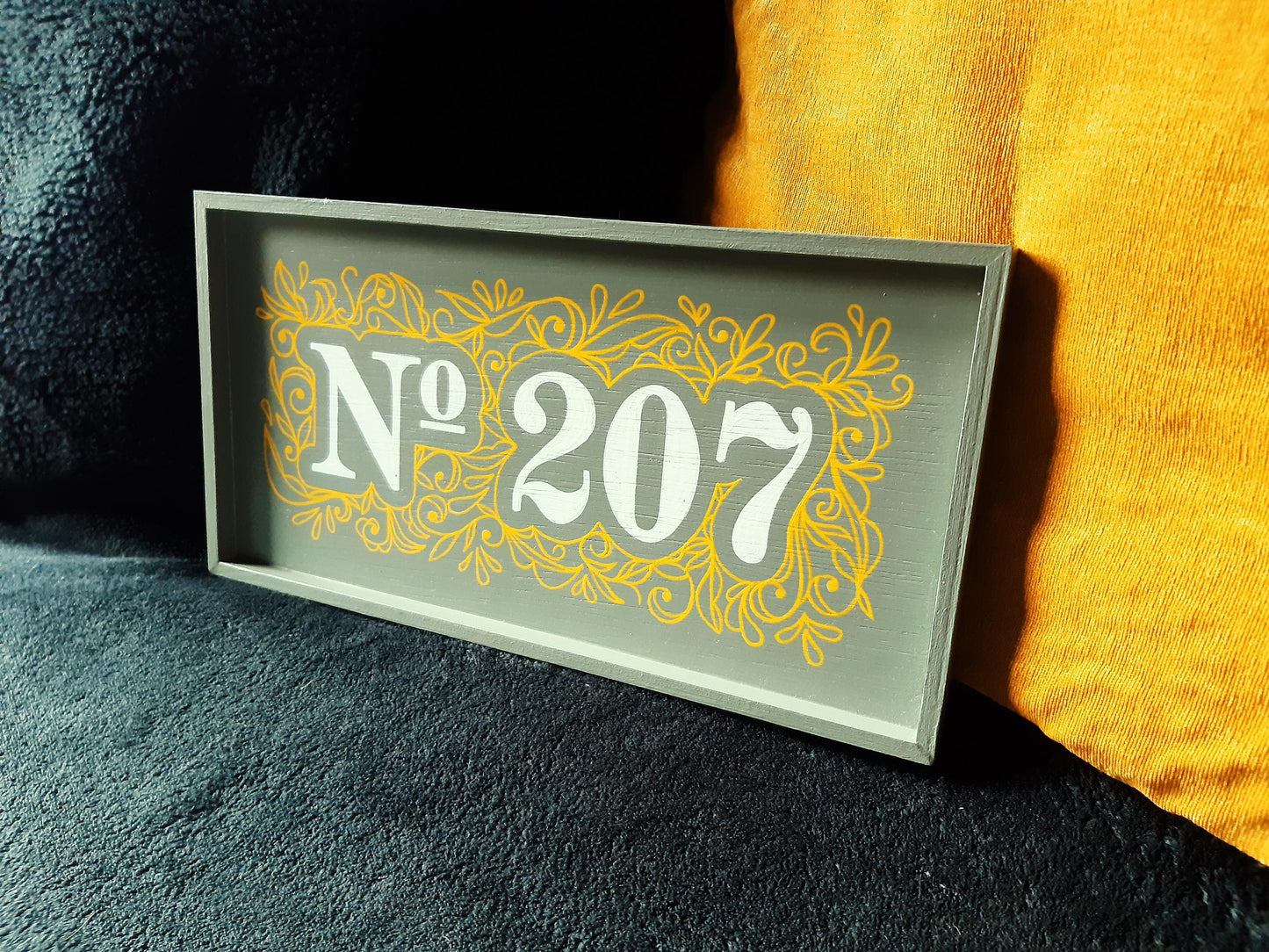 Personalised Hand Painted House Sign - 16cm x 31cm
