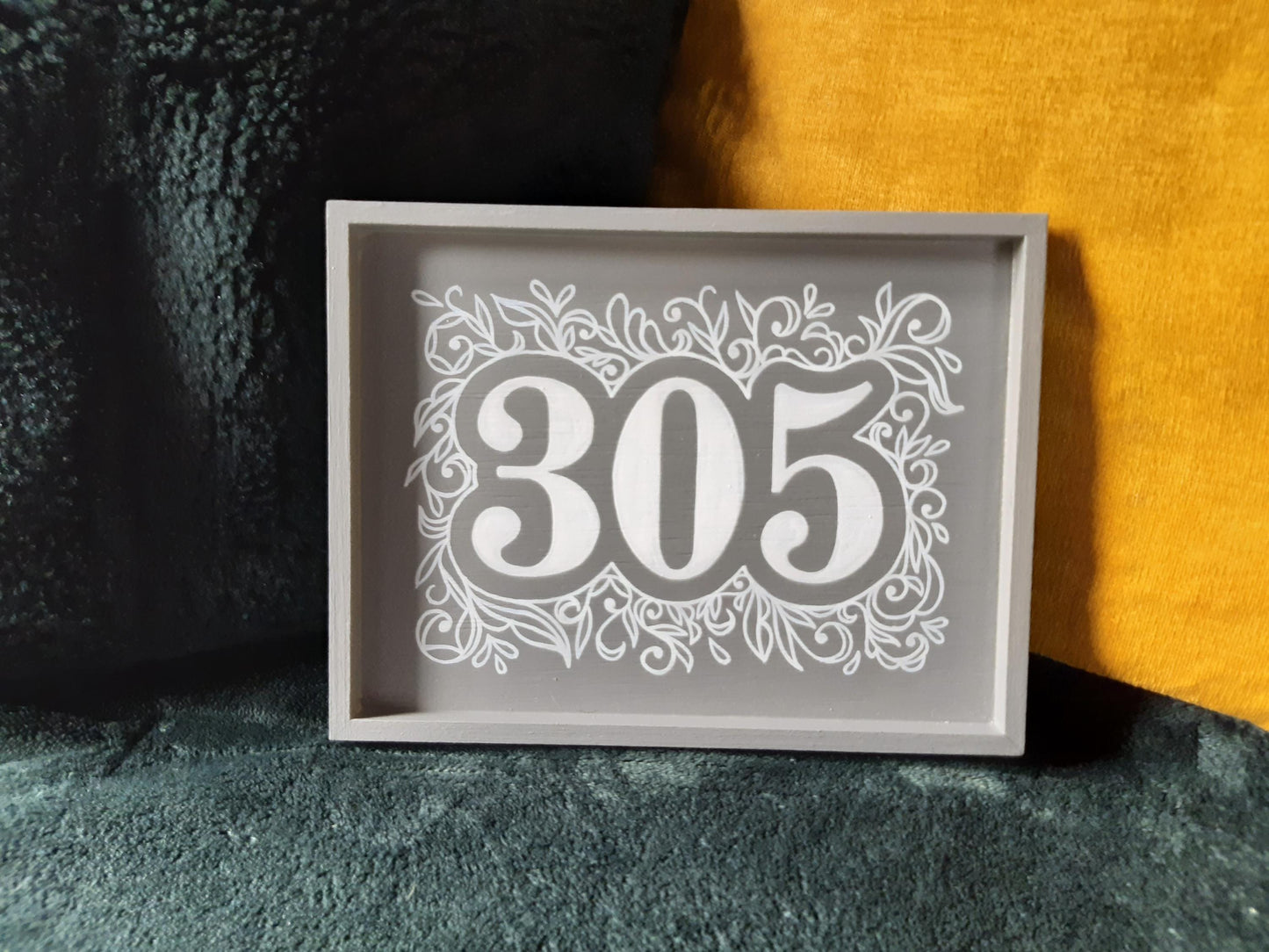 Personalised Hand Painted House Sign - 16cm x 21cm