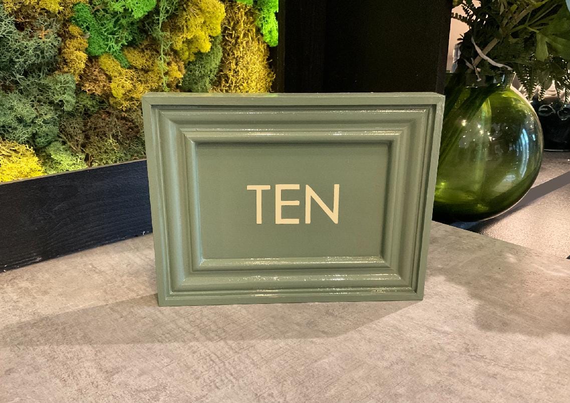 Personalised Hand Painted House Sign - 16cm x 21cm