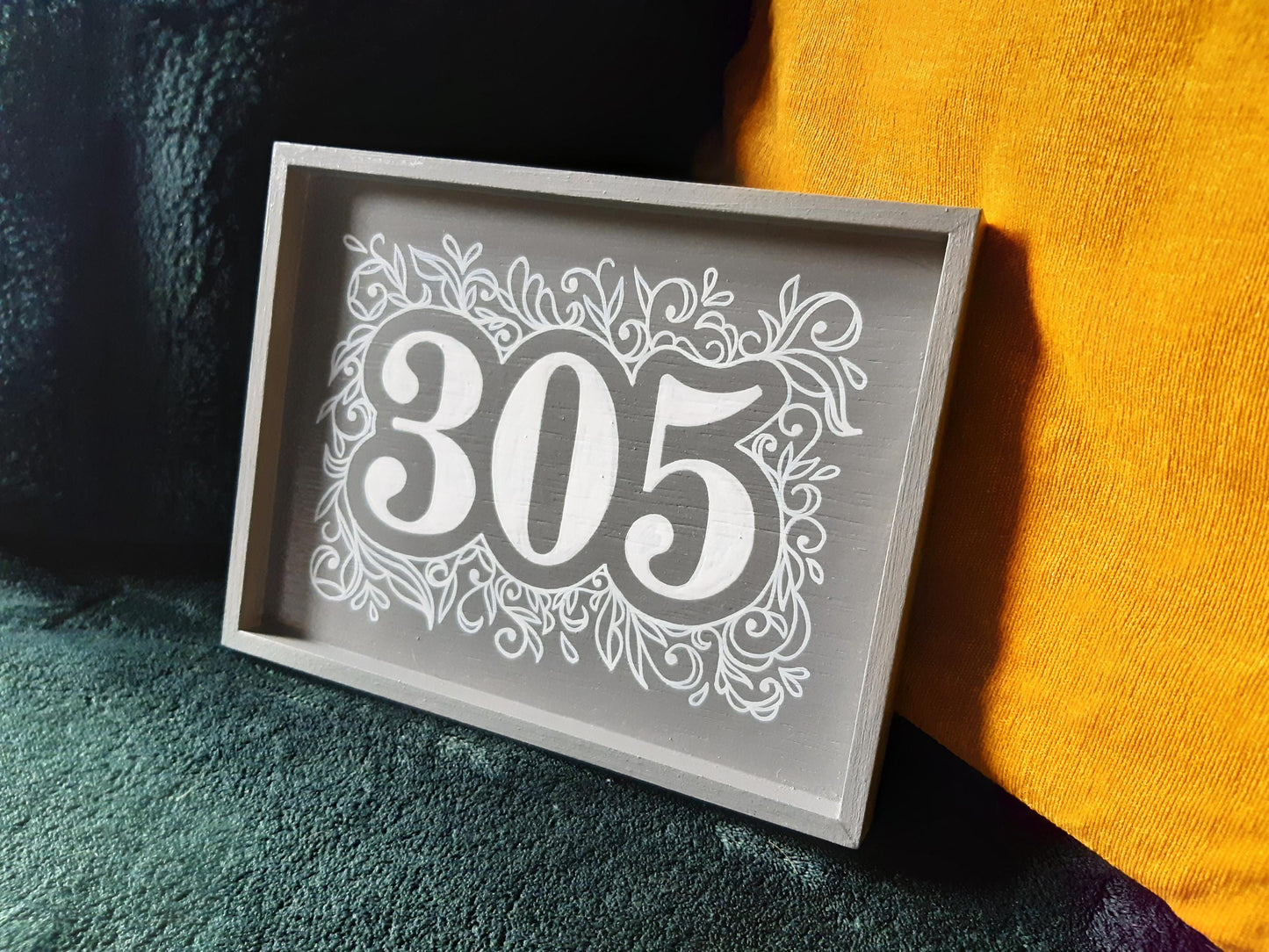 Personalised Hand Painted House Sign - 16cm x 21cm