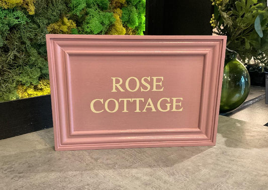 Personalised Hand Painted House Sign - 21cm x 31cm